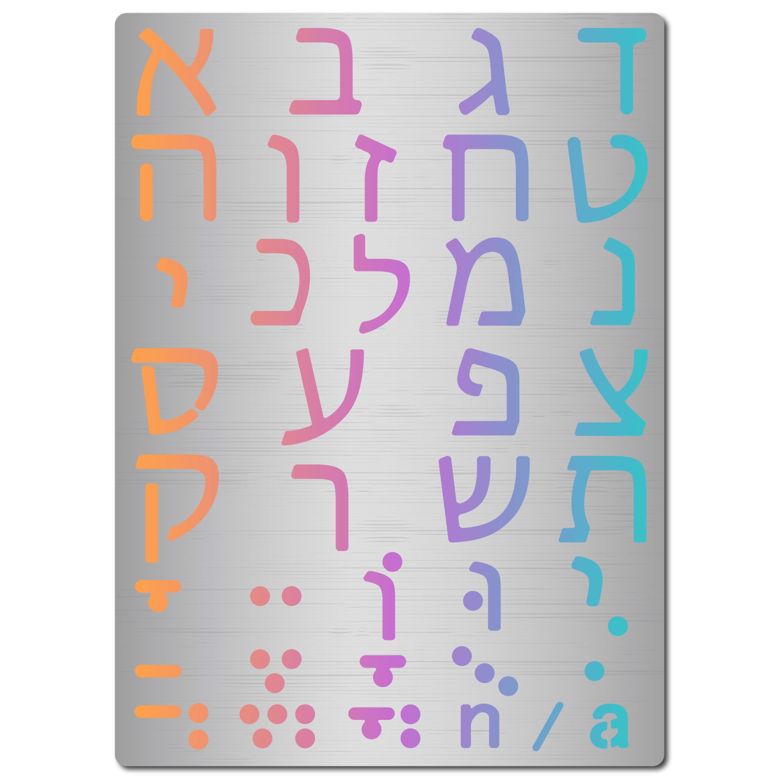 GORGECRAFT 19x14cm Ancient Greek Alphabet Stencils Runes Stencil Number Metal Template Aleph Bet Stainless Steel Reusable Template for Wood Burning Pyrography Engraving Bookmark Crafts