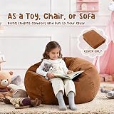 Nobildonna 3 ft Bean Bag Chair Cover 300L Storage Corduroy No Filler view 4