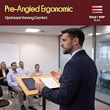 Pyle Portable Floor Lectern Podium Stand Adjustable Height Slanted Top PLCTND44 view 5