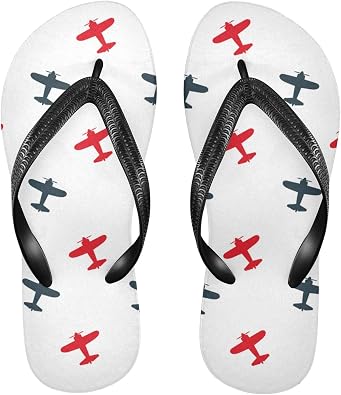 airplane flip flops
