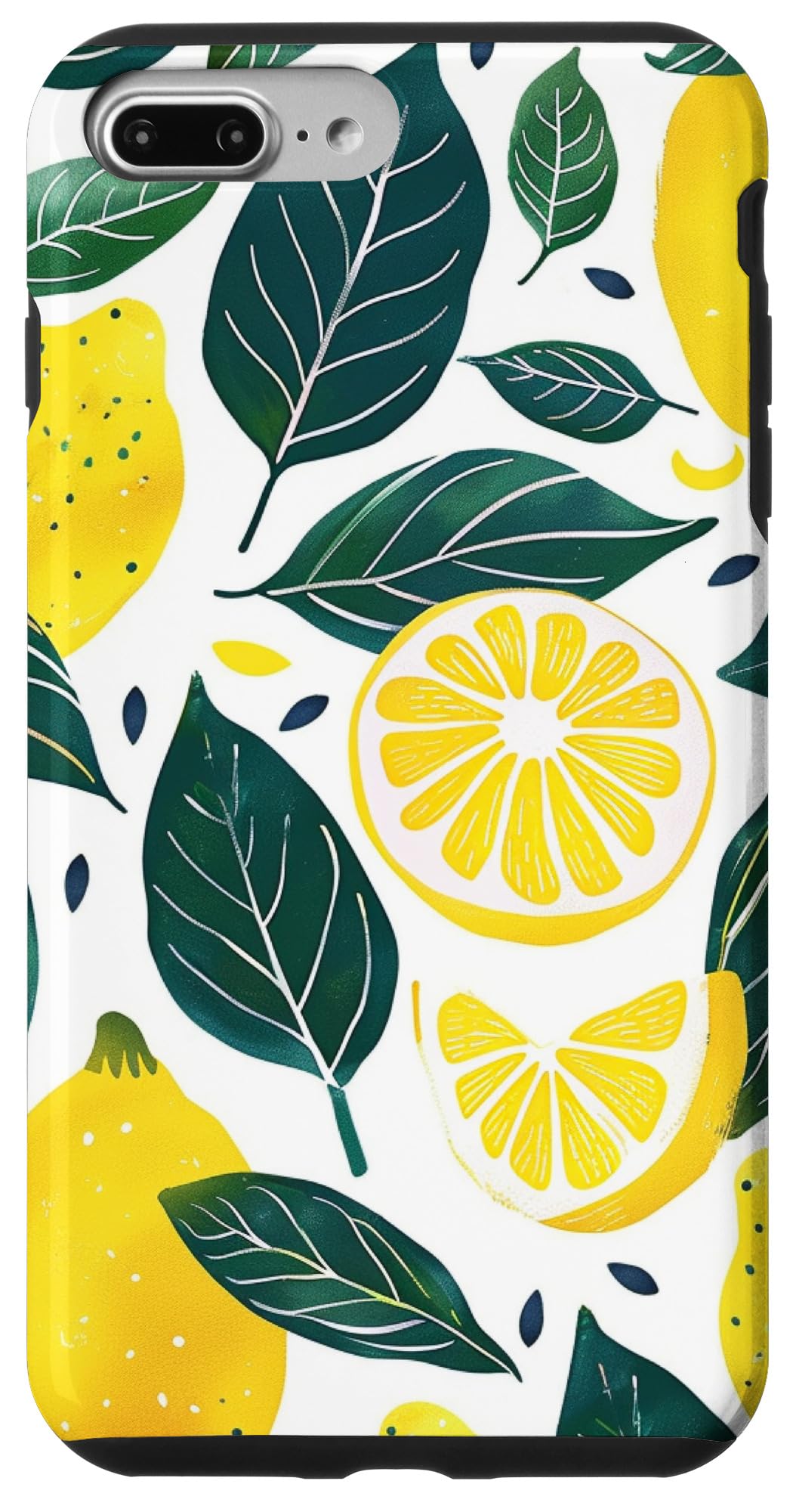 iPhone 7 Plus/8 Plus Pattern Art Lemon Fruit Case
