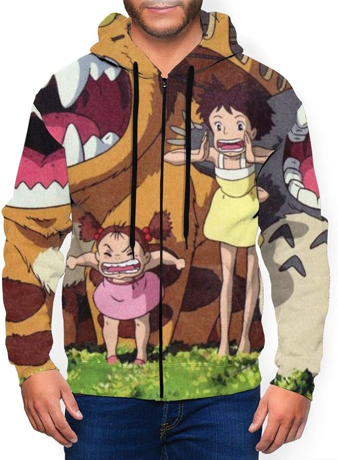 totoro zip up hoodie