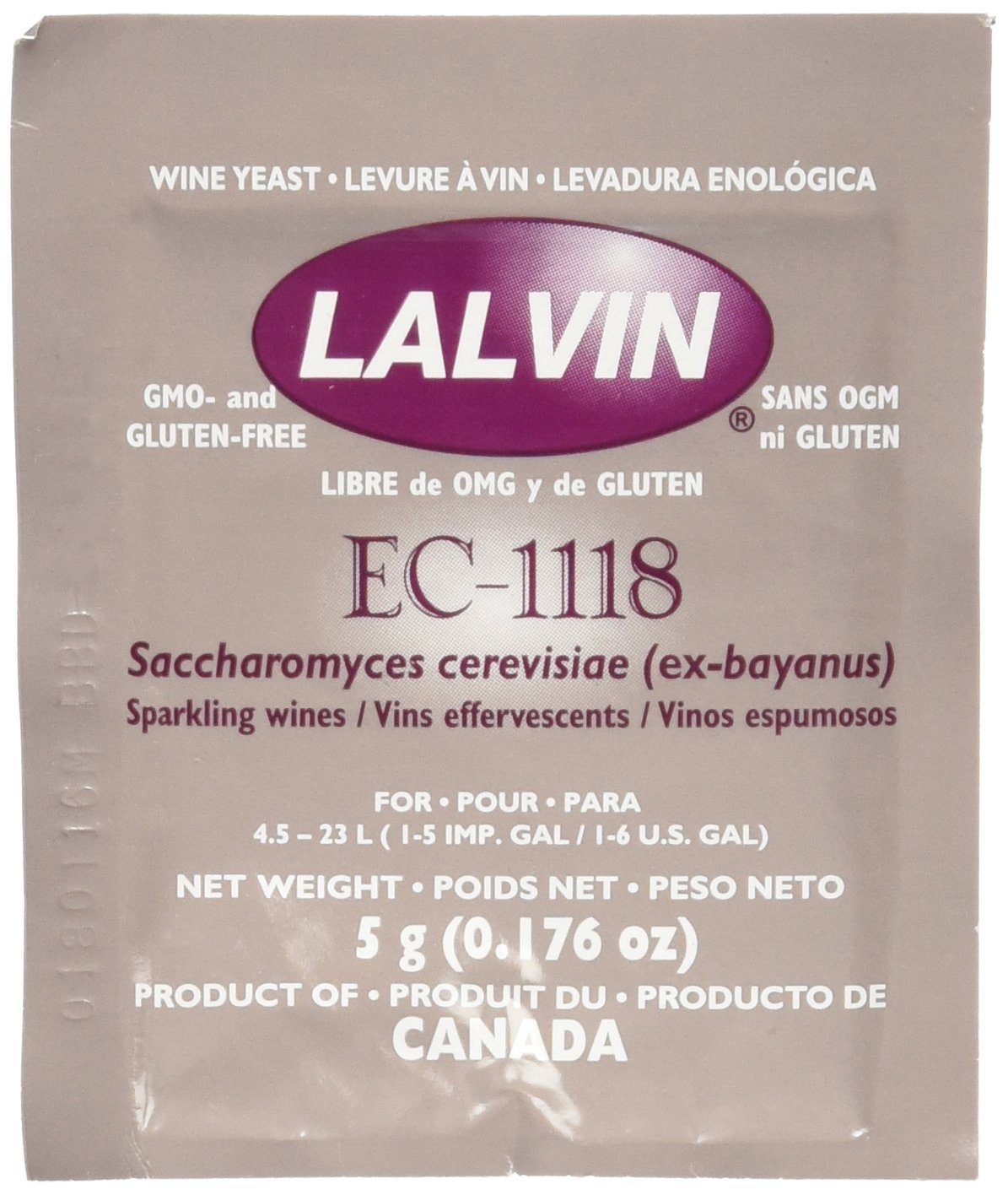 Buy Lalvin Dried Wine Yeast EC 1118 (Pack of 10) Online at desertcartUAE