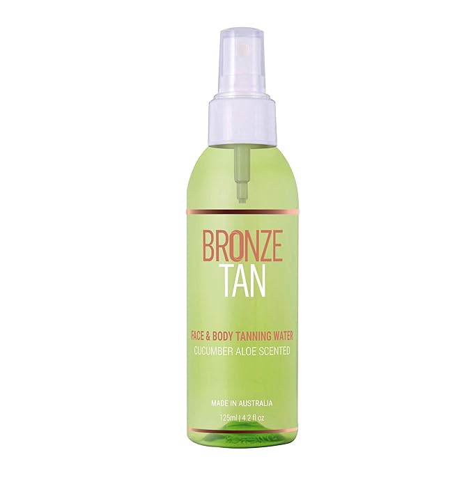 Amazon Com Bronze Tan Face Tanning Water Spray Self Tanner For A Gradual And Natural Sunless Tan Ideal For Oily And Acne Prone Skin 125ml Best Self Tanning Water 4 2 Fl Oz