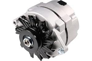JDMSPEED Alternator High Output 105Amp 1-Wire 10SI Self-Exciting Replacement For SBC BBC GM ADR0151 12 Volt Electrical Alternator ADR0335, 400-12340, 20-102-7, 7127-SE105, 47-4247, 3000-0505