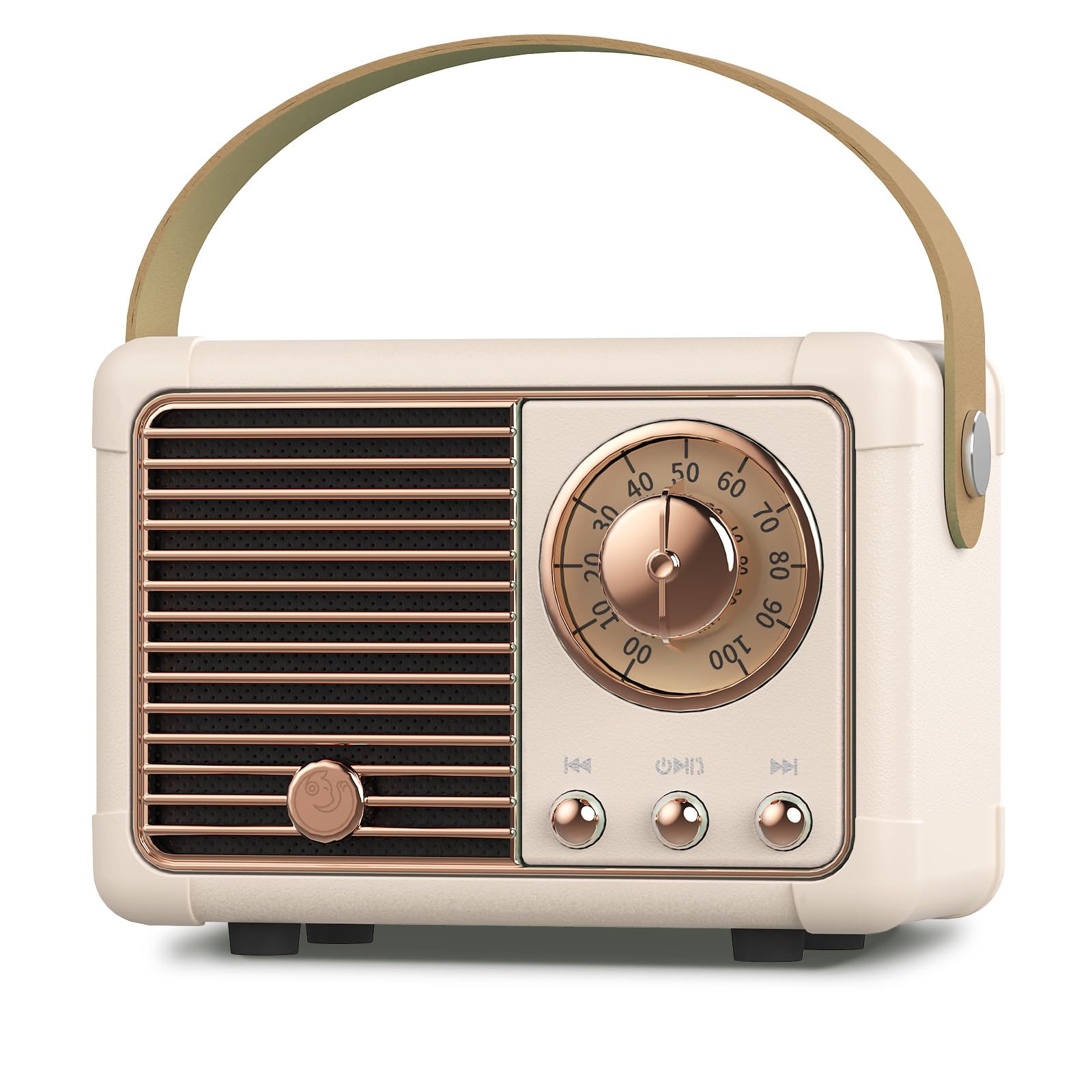 Photo 1 of PRUNUS J-999 Retro Bluetooth Speaker,Vintage Decor,Mini Wireless Bluetooth Speaker,Cute Old Fashion Style Support USB/TF Card/AUX for Kitchen Desk Bedroom Office Party Outdoor(Yellow)