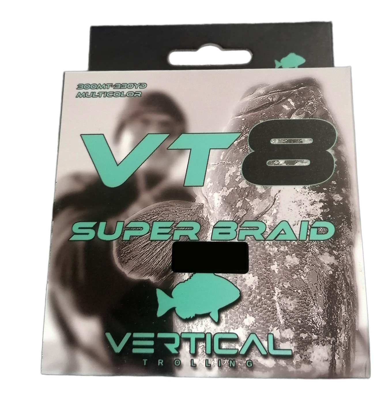 VERTICAL TROLLING VT8 150 m Multi-Coloured Braided PE 2.0 (0.23 mm)