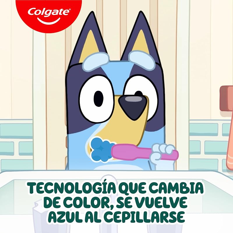 Kids Bluey, Pasta Dientes Infantil Menta 6+ Años, 12x50 ml