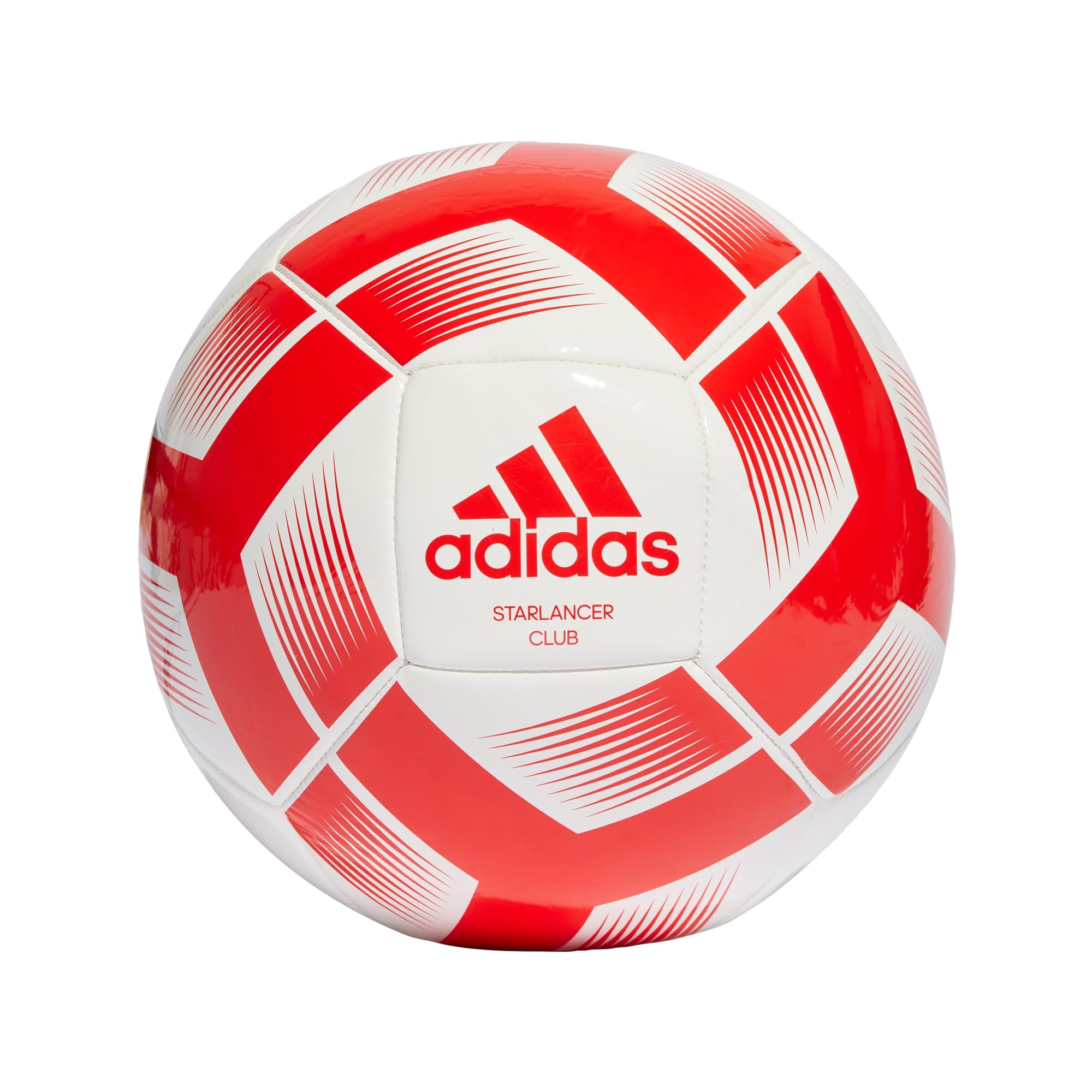 ADIDAS IA0974 STARLANCER CLB Recreational soccer ball Unisex Adult white/red Size 3