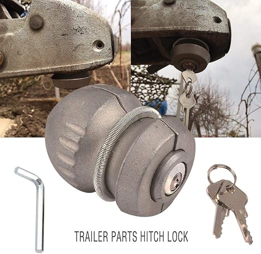 Lock Coupling Ball Lock Hitch Trailer Parts Zinc Alloy Tow Universal