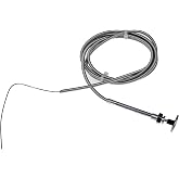 Dorman 55196 Control Cables with 1 in. Chrome Knob, 6 Ft. Length