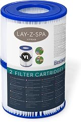 Bestway Lay-Z-Spa Filter Cartridge VI Twin Pack for All Models