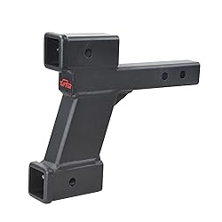 TOPTOW Trailer Hitch Extender Adapter with 2-inch