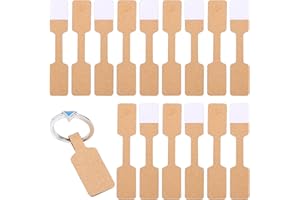 MOZEAT LENS 500pcs Blank Jewelry Price Tags Stickers Easy Peel Off, Self Adhesive Price Tag Labels Blank Label Sticker Small Label Stickers Bracelet Tag Pricing Sticker Jewelry Tags for Ring, Crafts