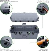 [Restmo] 2 Pack Outdoor Waterproof Box IP54 29x13.2x10cm Electrical Enclosure view 5