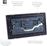 Trendi Switch 2 Gang 13 Amp Plug Socket Copper ART-SKT213L Screwless Modern view 5