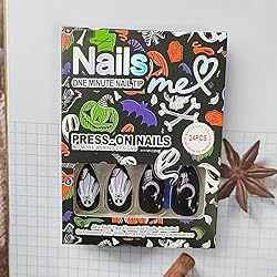 Halloween Press on Nails Short Almond Fake Nails