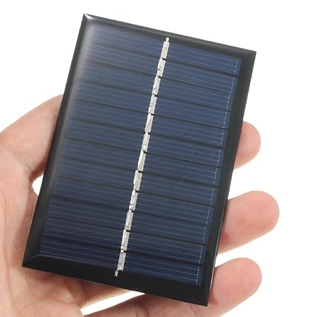 Invento 6V 100mA 0.6W Mini Epoxy Solar Panel Photovoltaic Polycrystalline Cell Charger