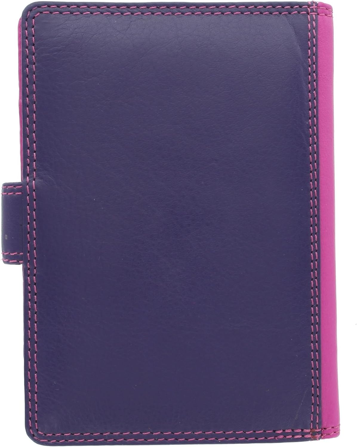 VISCONTI Rainbow Collection Leather SUMBA Passport Holder RFID Blocking RB75 Berry Multi - Image 5