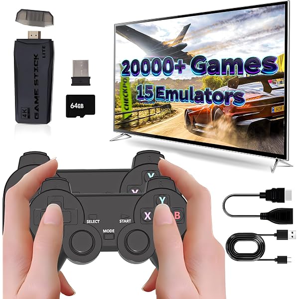 128GB M15 Plus Console De Jeu Rétro Sans Fil Pour Divertissement