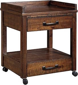 Signature Design by Ashley Baldridge Printer Stand Rustic Brown