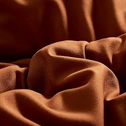 Luxlovery Rust Comforter Set California King Burnt
