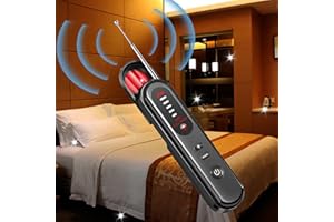 PRIMO LINES Hidden Camera Detectors for Travel, 6 Levels Sensitivity-Anti-Spy Hidden Camera Detector Infrared Detection GPS Tracker Detector and Bug Detector for Hotel Car Indoor Office Private Club