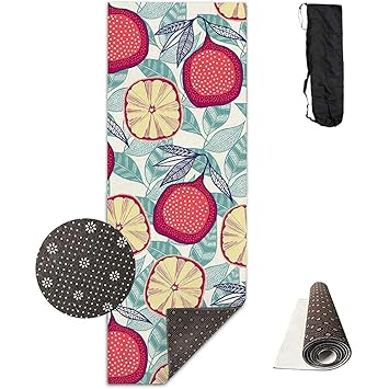 Esterilla de Yoga Fruta Ejercicio de Alta Densidad ...