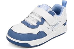 Dr Kong Toddler Boys Girls Shoes Tennis Leather Skate Shoes Casual Fashion Walking Sneakers with Hook and Loop for Toddlers and Little Kids