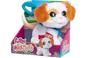 Just Play furReal Walk-A-Lots Big Wags Interactive Toy , Walking 8-inch Plush Puppy with Sounds, Kids Toys for Ages 4 Up