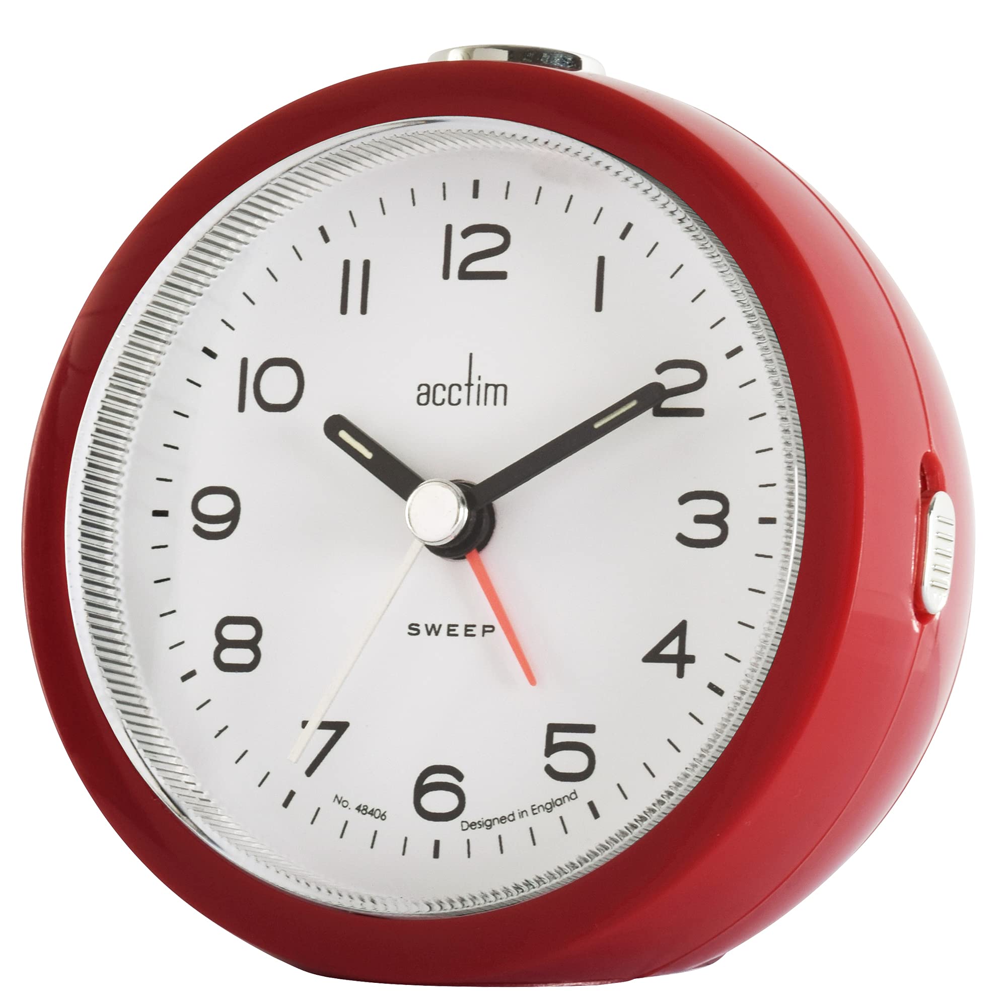 Acctim Neve Analogue Alarm Clock Non Ticking Sweep Quartz Luminous Hands Shiraz 15804 — image 1