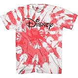 Disney Logo Tie Dye Adult Tee Graphic T-Shirt for Men Tshirt