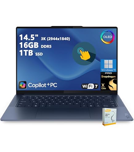 Amazon.com: Lenovo Yoga Slim 7 14Q8X9 2024 Laptop 14.5