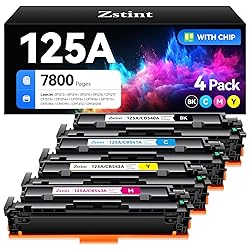 125A Toner Cartridge set 4-Pack Replacement for HP