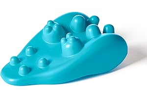 Kanjo Acupressure Neck Pain Relief Cushion | Cervical Traction Device & Acupressure Cushion for Muscle Tension & Relaxation | Helps Relieve Neck & Shoulder Pain | Blue
