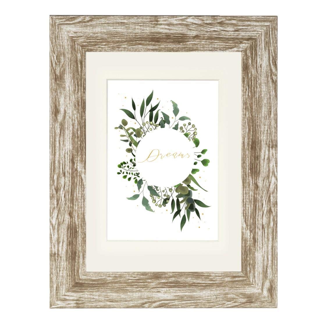 Hama Chalet Brown Floor Display Backlit – Frame (Plastic, brown, Floor Display Backlit, 9 x 13 cm, Rectangular, Reflective)