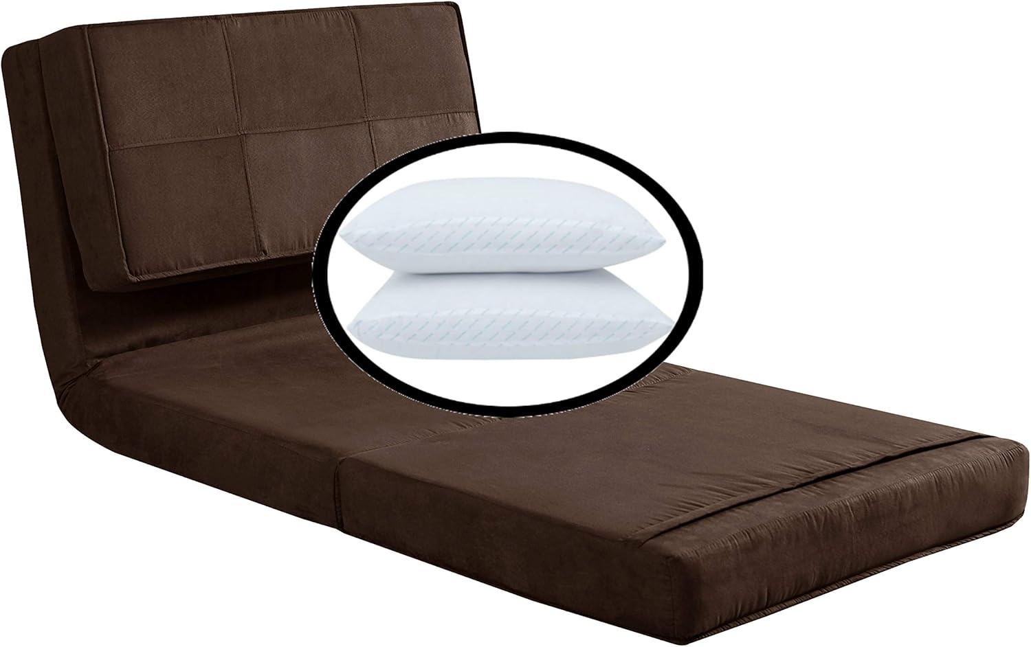 Flip Chair Convertible Sleeper Dorm Bed Couch Lounger Sofa Berry Your