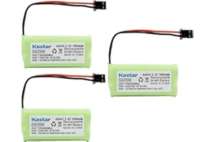 GATOR CRUNCH 3 Packs Cordless Home Phone Battery for Uniden BT1008 B