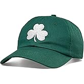 JZYEGSW st Patricks Day hat Green Baseball Cap Shamrock Embroidered for Man Women Funny