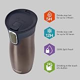 Contigo West Loop Autoseal Travel Mug 470 ml Stainless Steel Latte view 2