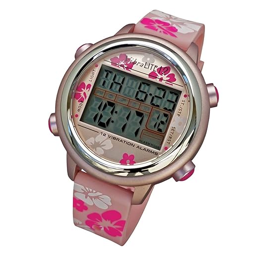 VibraLITE vl12spf – Armbanduhr, Armband aus Kunststoff