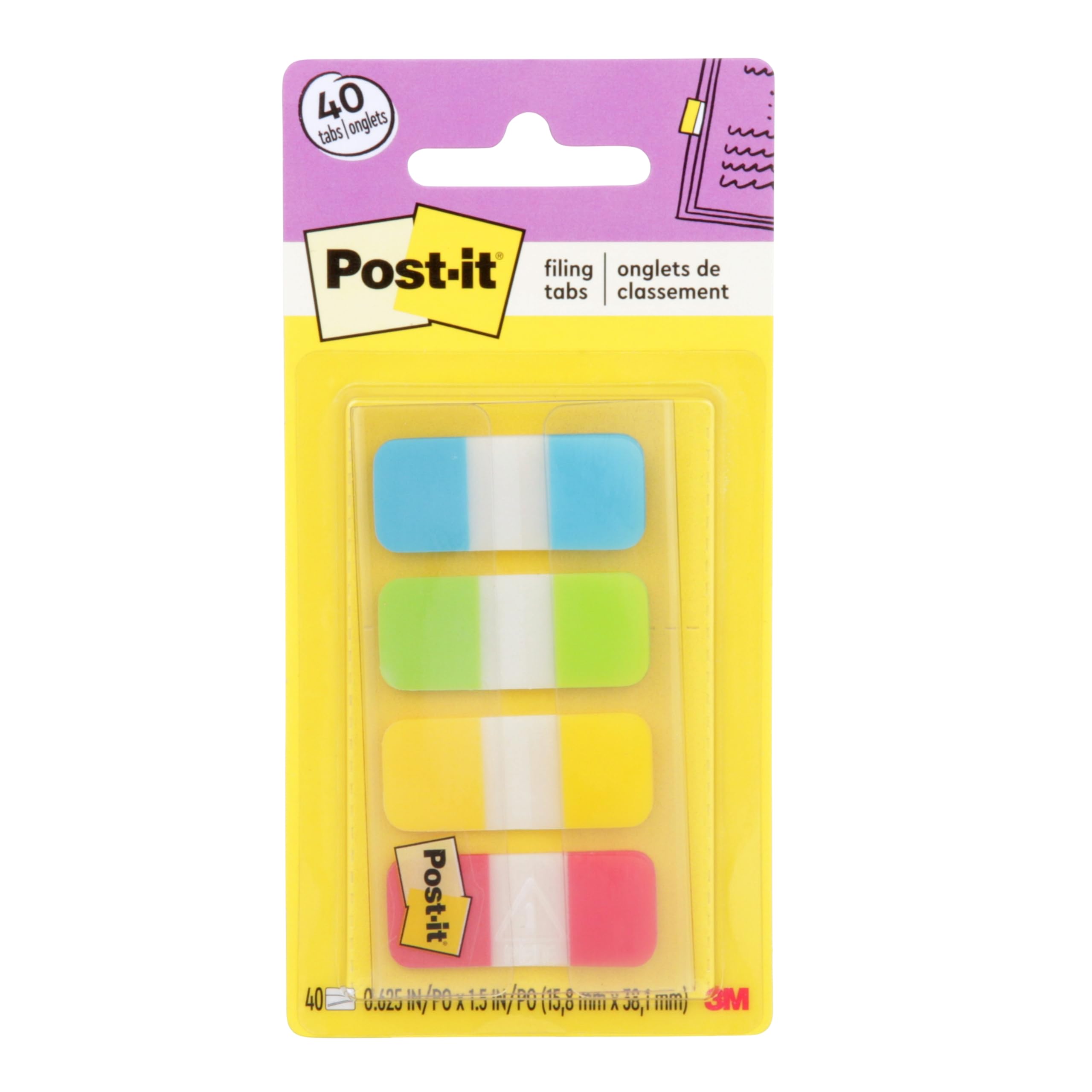 Post-it Tabs, .625 in