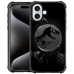 CARLOCA Compatible with iPhone 16 Case, Dinosaur