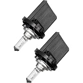 H7 Headlight Bulb Socket Retainer Holder Adapter Fit for VW Golf GTI Passat | for Tiguan Eos Jetta 2009-2017, with 2PCS H7 Bulb. Replace 5K0-941-109-C, 2 Sets