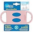 Dr. Brown's Milestones 100% Silicone Baby Bottle Handles, Wide-Neck, Removable Easy-Grip Transitional Sippy Cup Handles, Light Pink, 4m+, 1 Pack