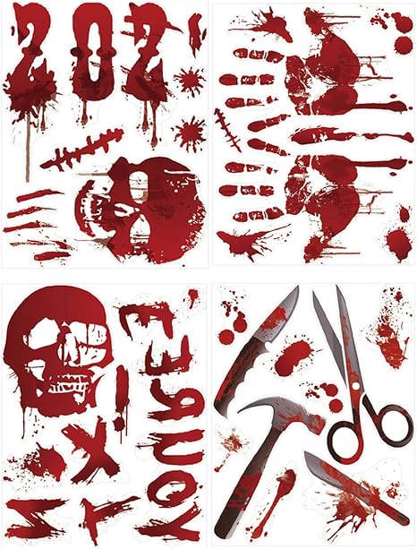 Amazon Co Jp 8pcs ホラー ウォールステッカー ハロウィン 飾り 血の手形 血の足形 血痕 傷跡 シール 壁 壁紙シール 血壁紙 ハロウィン デコレーション 飾り 怖い 装飾 インテーリア ハロウィンパーティー お化け屋敷 学園祭 ホラー系パーティー 窓 テーマ
