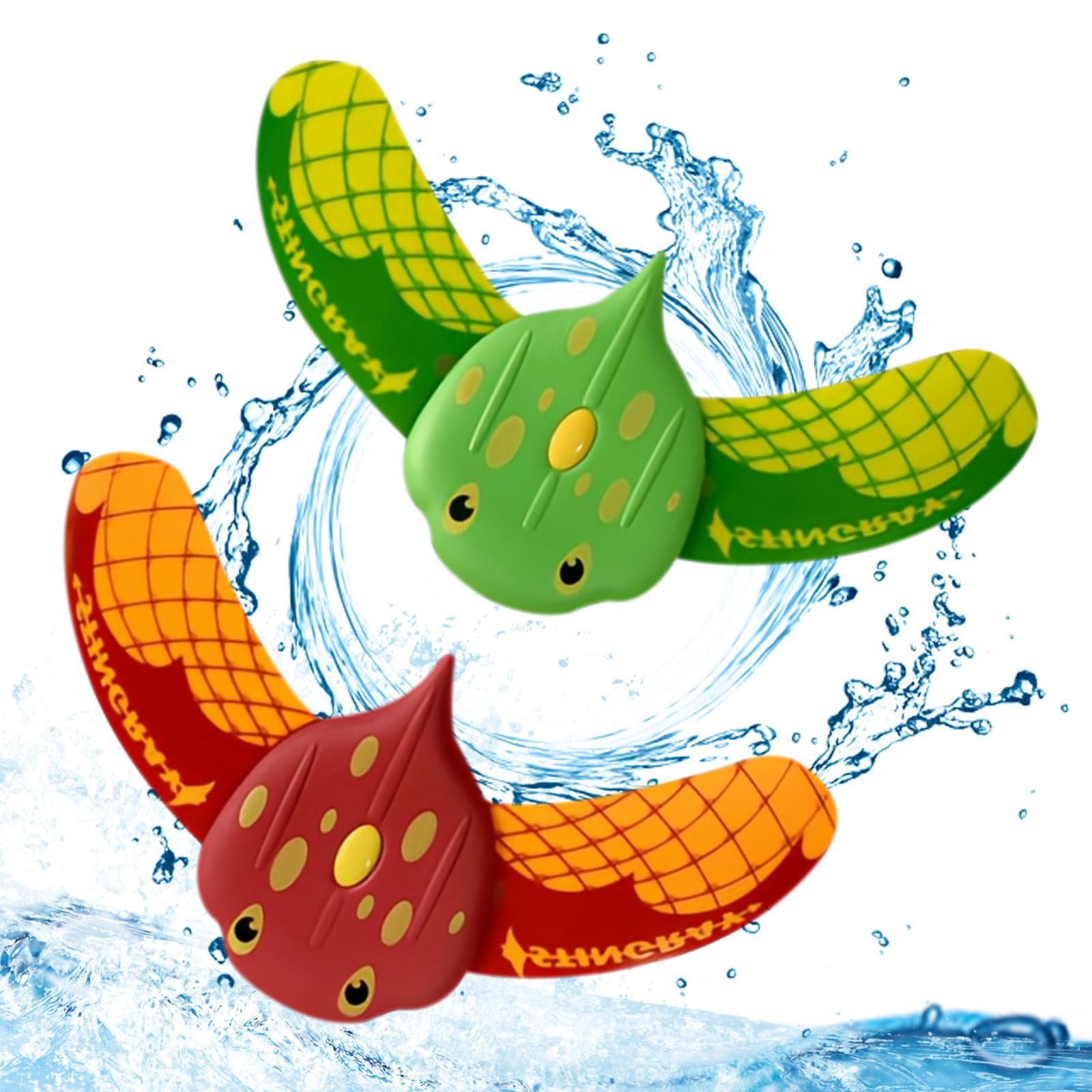 CVFRTT 2 Pieces Toy Fish, Children'S Pool Toys, Creative Toys, Children'S Water Toys, Children'S Diving Toys