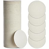 Juvale Cardboard Coasters for Drinks - 150 Pack, 4 in Round White Paper - Absorbent Disposable Blank Paper Drink Coasters Bulk for Parties & Bars
