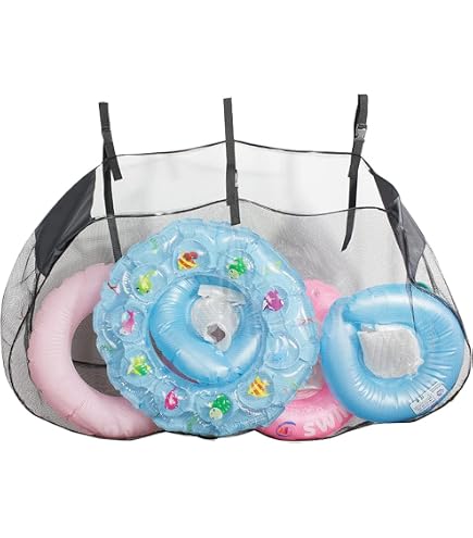 Sac Filet De Rangement Pour Jouets De Piscine - 158x100x40cm, Idéal Flotteurs Et Balles