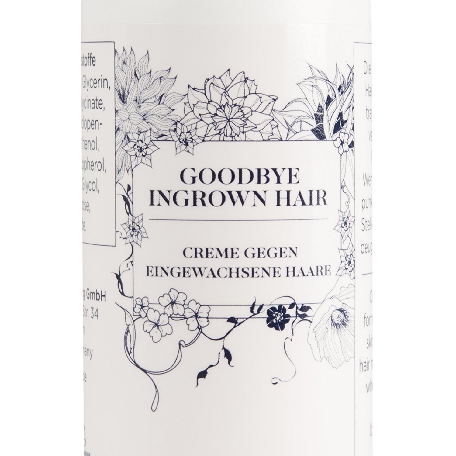 Deluxe Cream Against Ingrown Hairs Goodbye Ingrown Hair 100ml